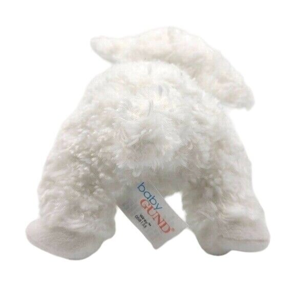 Gund Baby Winky Lamb Plush Sheep Lovey Ivory White 9" Stuffed Nursery Rattle - Picture 4 of 11